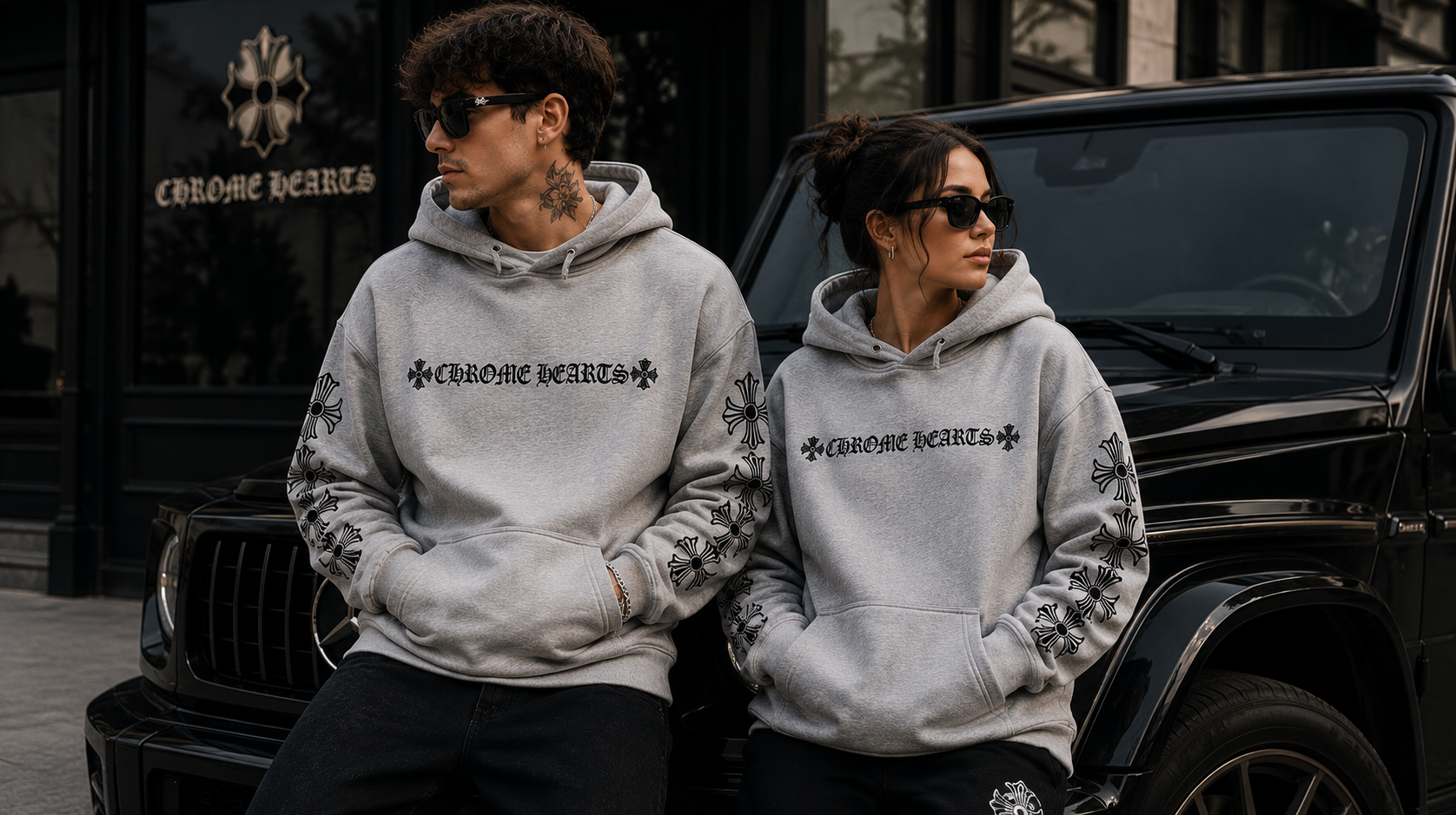 Chrome Hearts Grey Hoodie — The Most Versatile Colorway